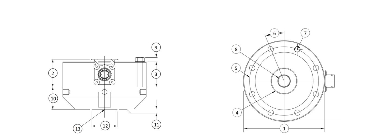 H1000疲勞級小量程輪輻式力傳感器