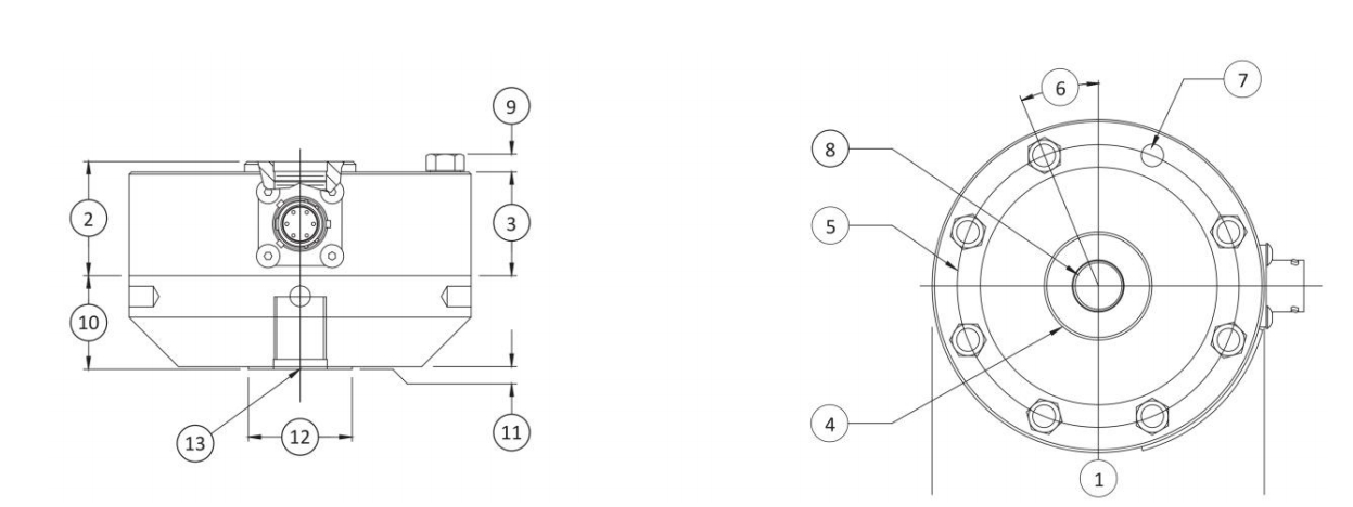 H1100高精度輪輻式力傳感器